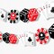 Big Dot of Happiness Casino Theme Garland Banner, Las Vegas Party Decorations, Casino Night Party, 30 Feet of Cord, 15 Double-Sided Cards, Dice, Poker Chips